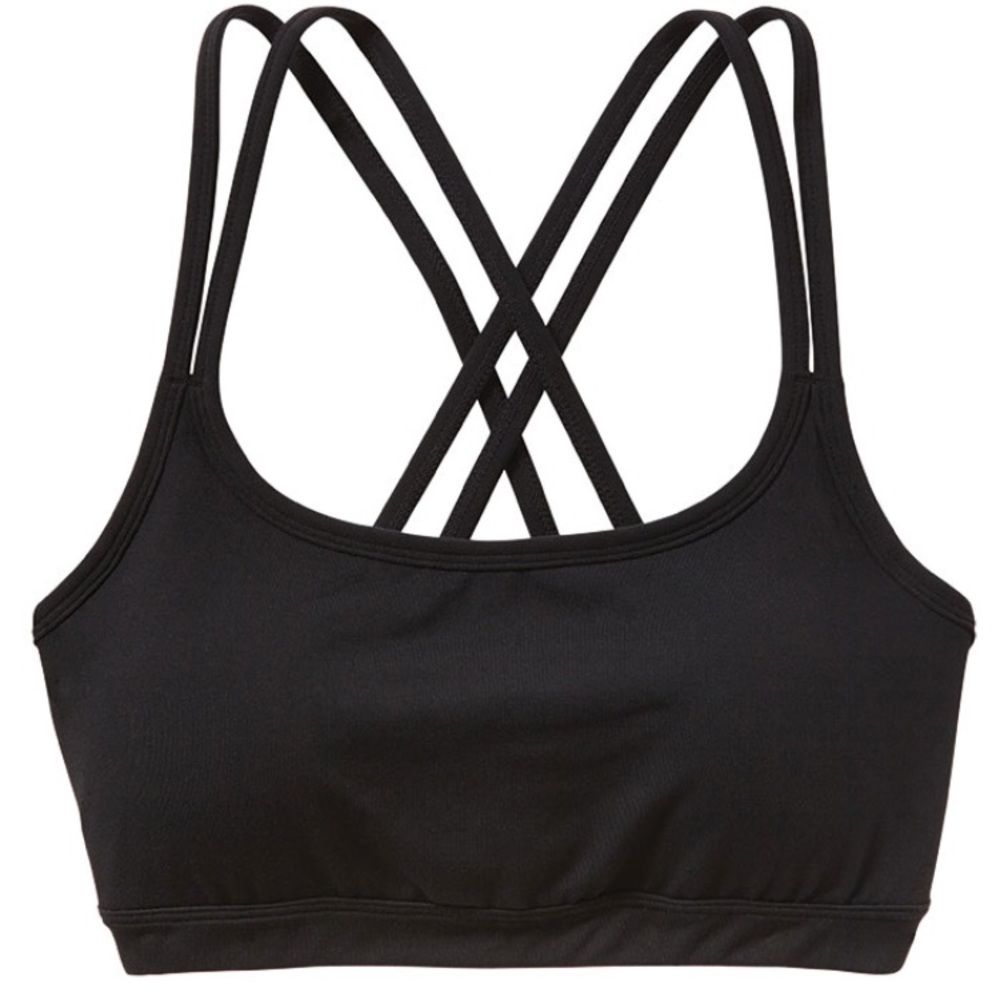 NEW! ATHLETA Full Focus Bra Black -‎ sports bra